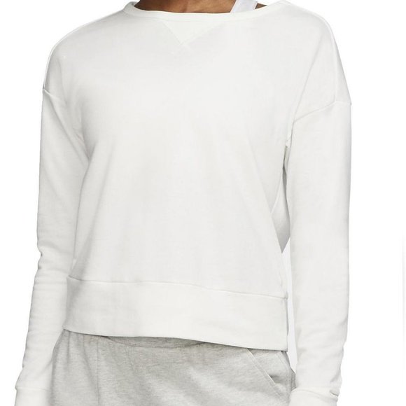 Nike Yoga Long Sleeve Open Back Training top - Picture 1 of 5